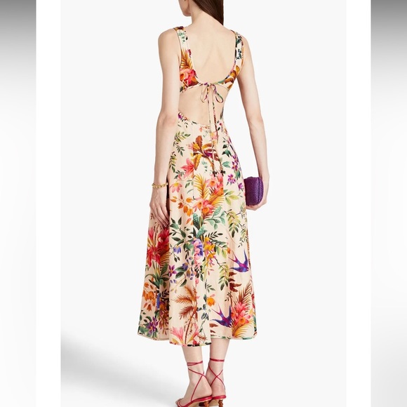 Zimmermann Linen Midi Dress - Picture 2 of 4